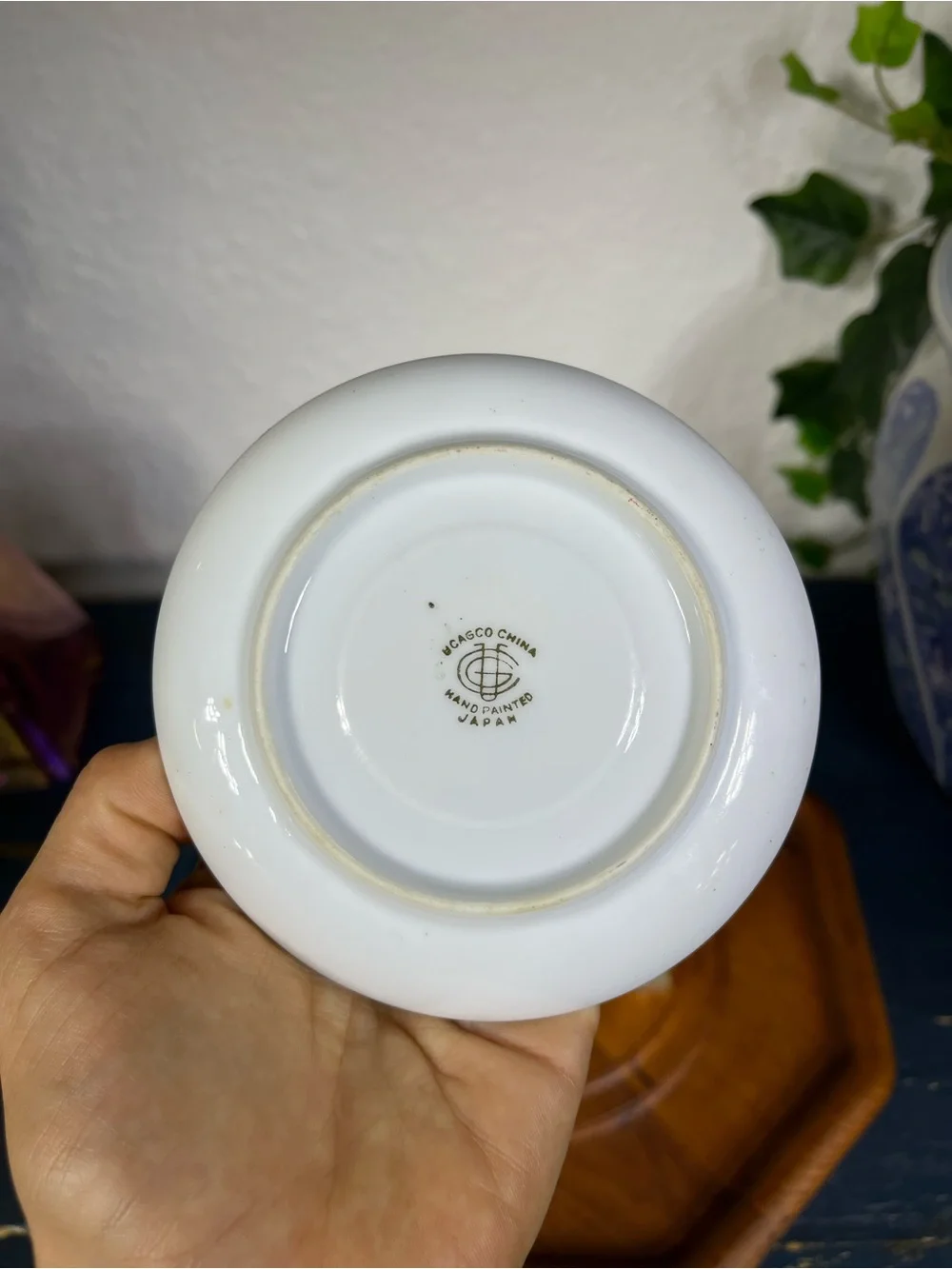 Vintage Japanese Hand Painted China Tea Saucer Replacement